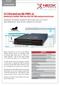 PacketLion 4L Network Packet Broker Datasheet Download