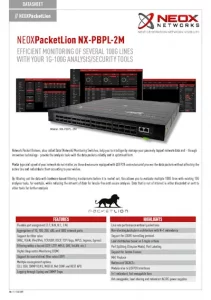 PacketLion Network-Packet-Broker - NX-PBPL-2M - Datasheet Download