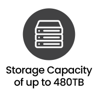 Storage Capacity up to 480TB