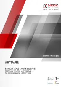 network منفذ tap مقابل منفذ span/mirror